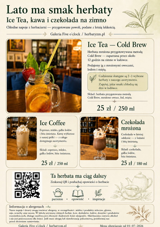 Herbaciarnia kołobrzeg menu letnie