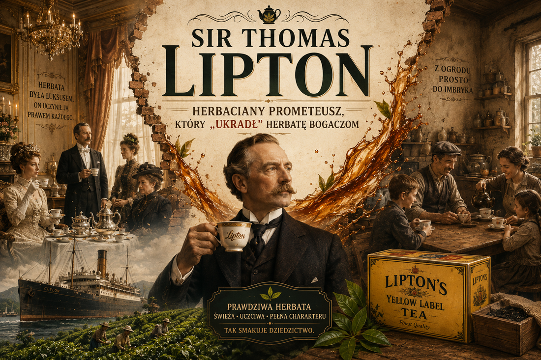 Sir Thomas Lipton: Herbaciany Prometeusz,który „ukradł” herbatę bogaczom