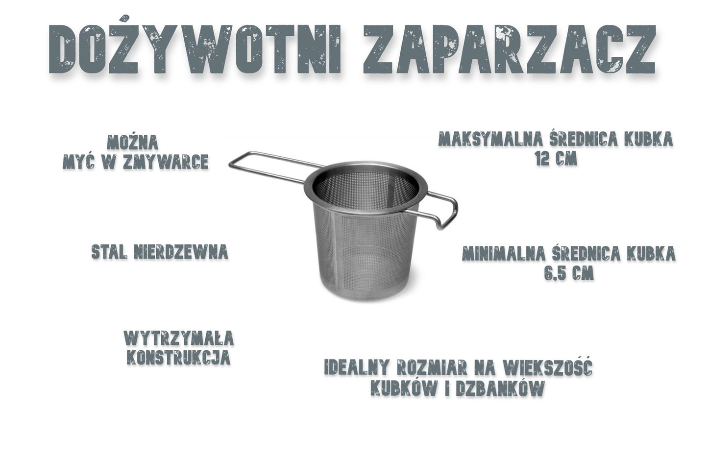 Zaparzacz "dożywotni" ze stali nierdzewnej